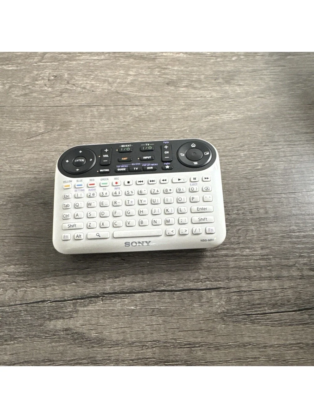 Sony NSG-MR1 Wireless QWERTY Keyboard Remote Control Tested OEM Genuine